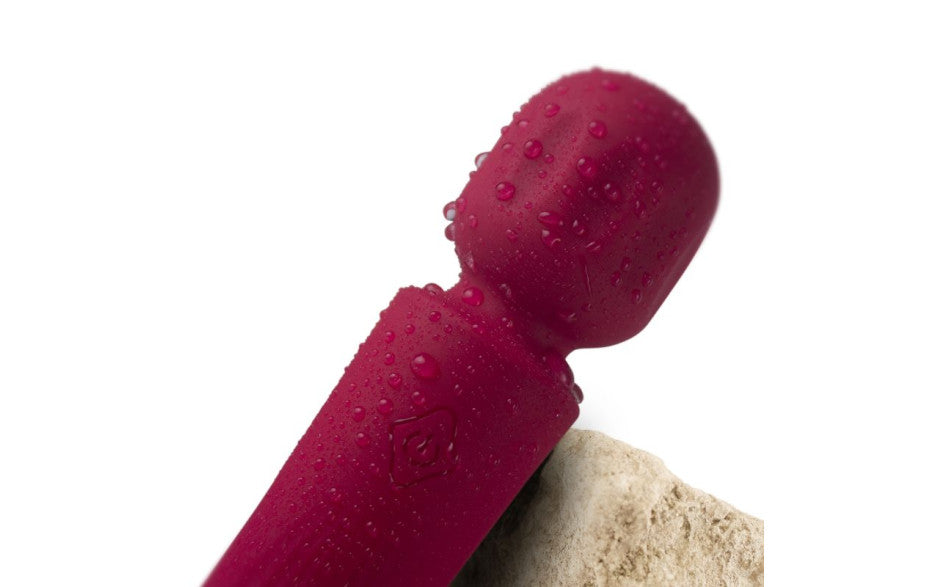 Rechargeable 16 Mode Silicone Mini Wand Azalea Red