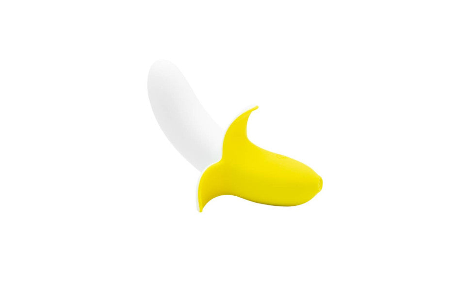 Banana Bliss 13cm Silicone Slimline Vibrator Massager