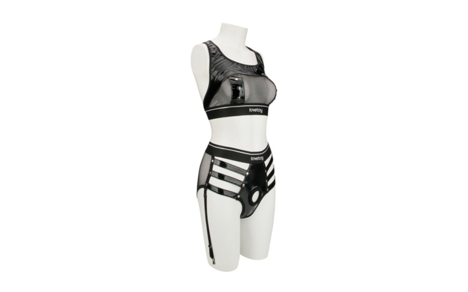 Rebellion Reign Iconic Harness Strap on Set M/L