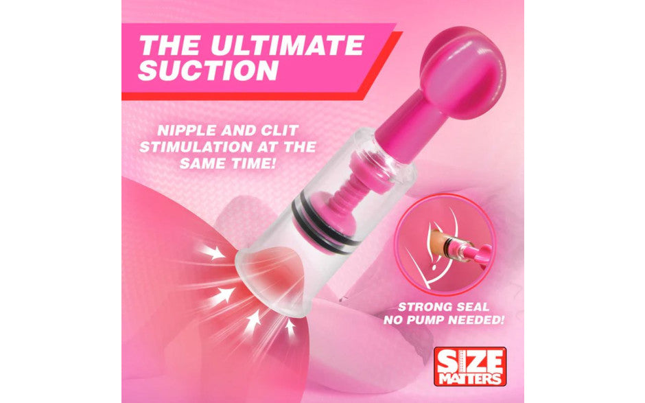 MAXtwist Clit Nipple Sucker Set 3 Pc Pink