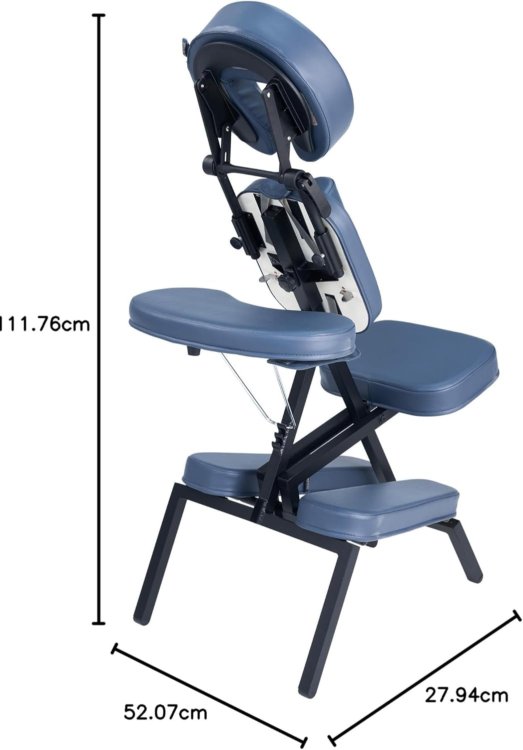 Allcare Elite Massage Chair — Navy | Portable Professional Massage Cha