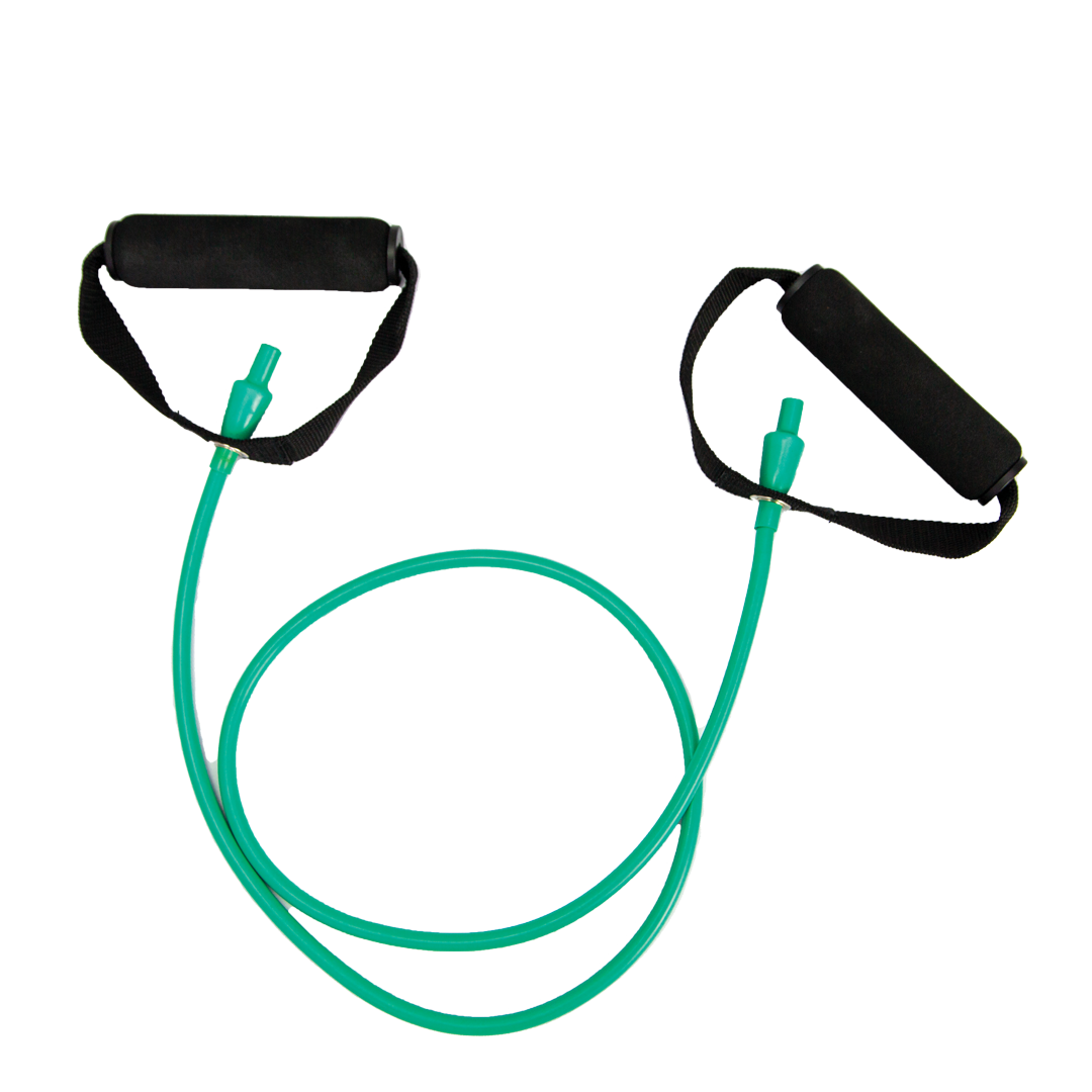 Resistance Tube with Handles – 130cm Exercise Band for Strength Training, Pilates