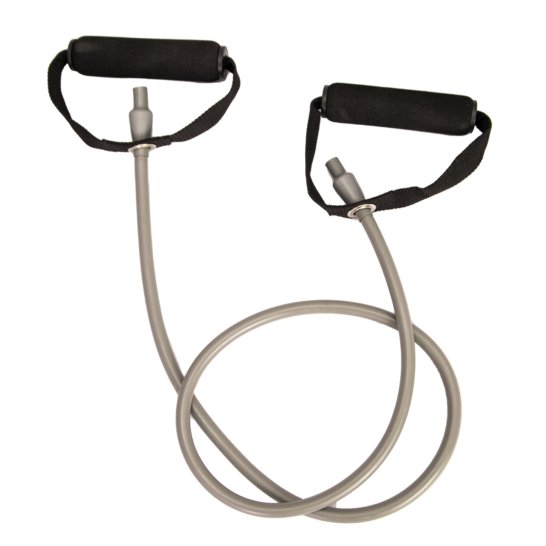 Resistance Tube with Handles – 130cm Exercise Band for Strength Training, Pilates