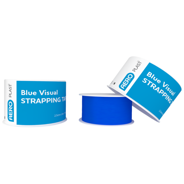 AEROPLAST Visual Strapping Tape 2.5cm x 5M Box/12