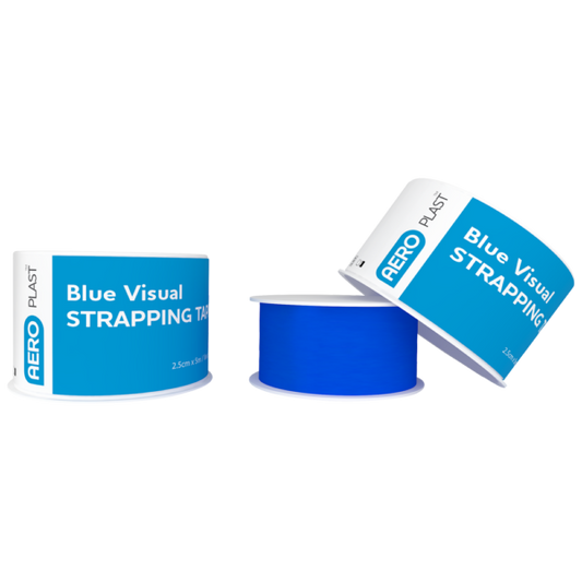 AEROPLAST Visual Strapping Tape 2.5cm x 5M Box/12