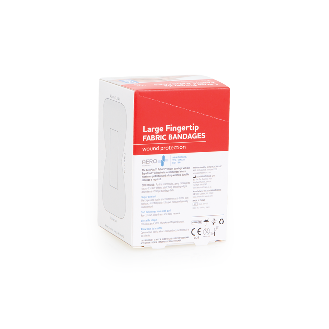 Large Fingertip Fabric Bandages