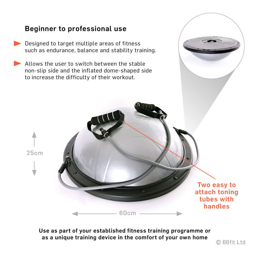 Balance Trainer with Handles & Pump for Core Stability