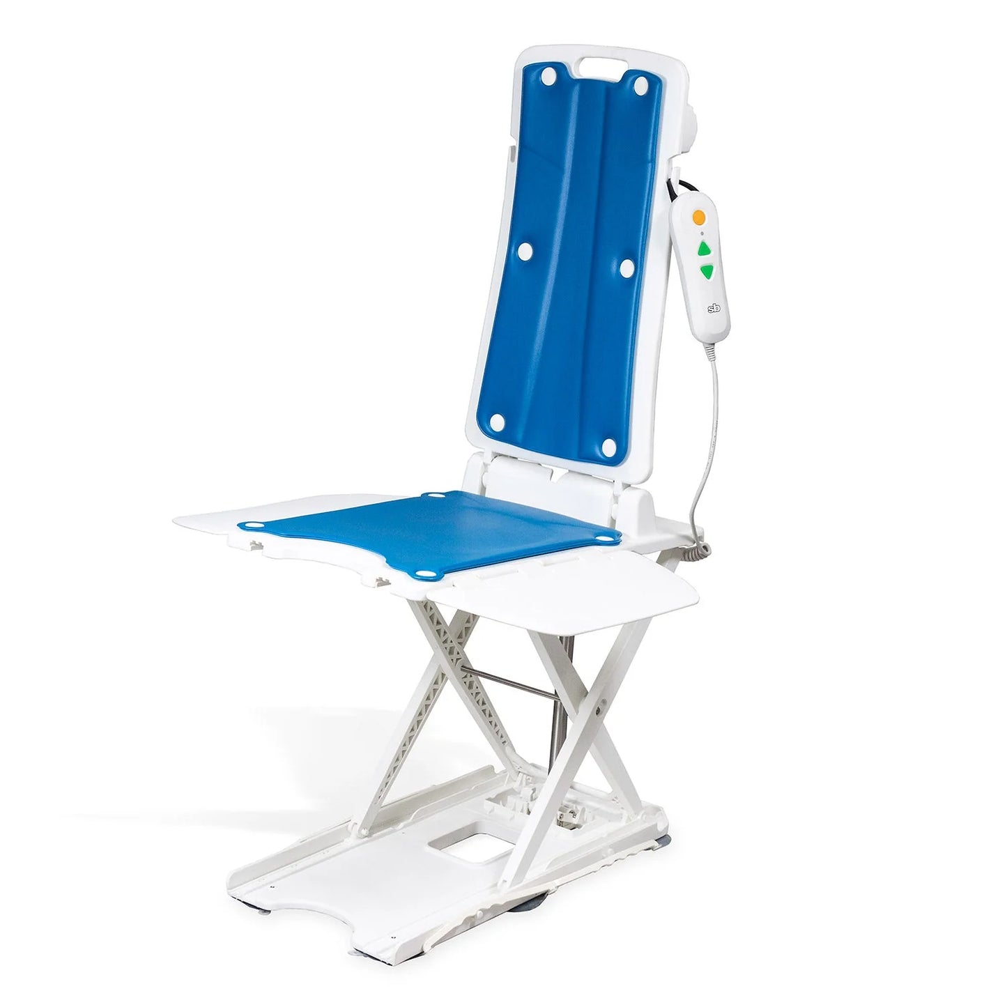 Battery-Powered Bath Lift Chair -  Auto Reclining and Adjustable, Safe and Comfortable for Elderly and Limited Mobility