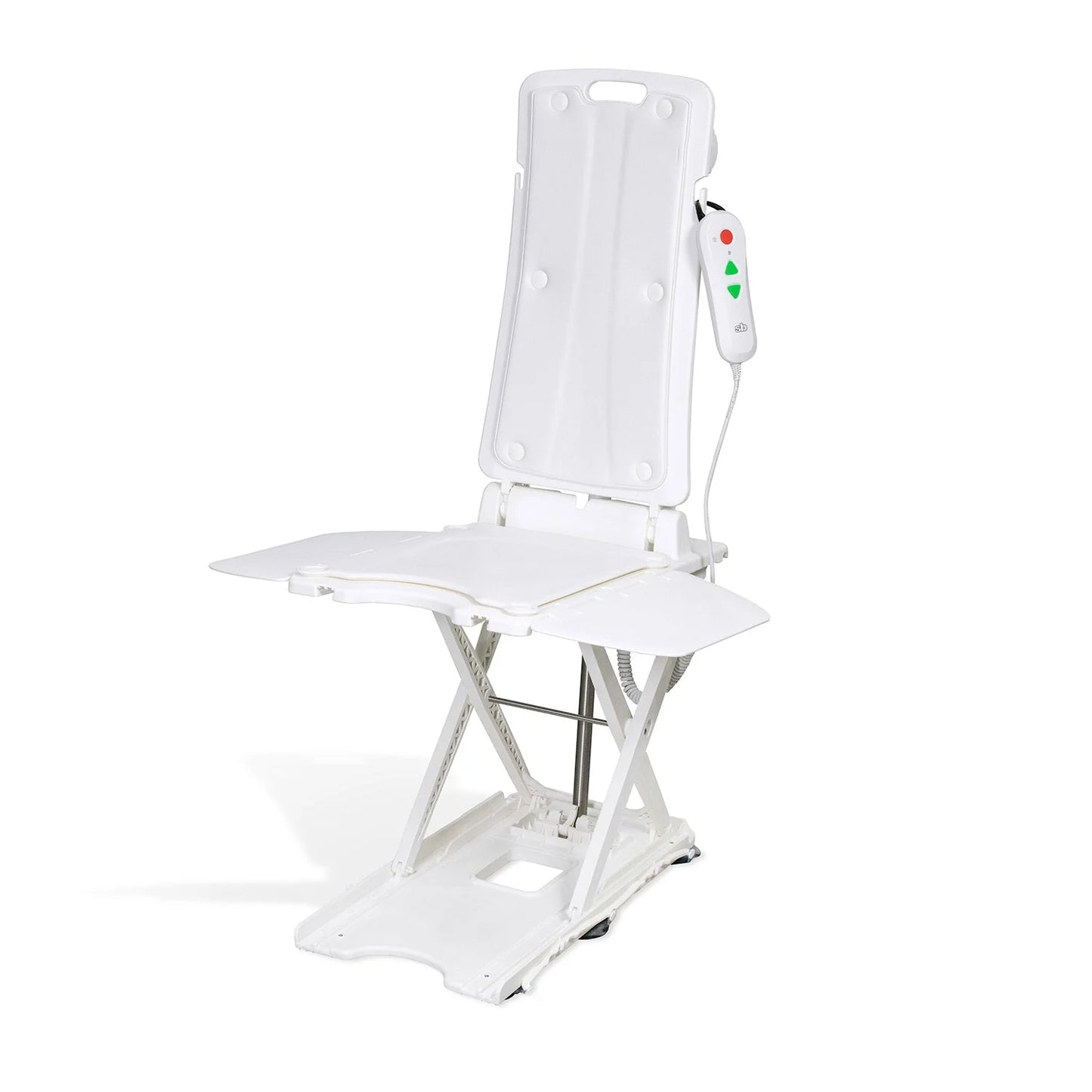 Battery-Powered Bath Lift Chair -  Auto Reclining and Adjustable, Safe and Comfortable for Elderly and Limited Mobility