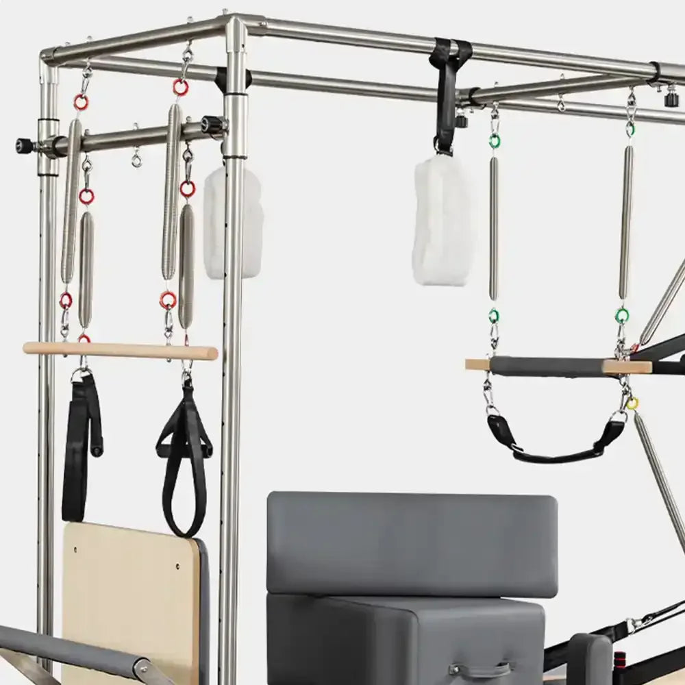 Wooden Cadillac Reformer with Pilates Functionality