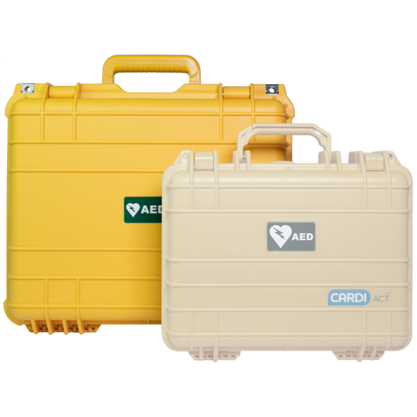 CARDIACT Large Waterproof Tough AED Case  43 x 38 x 15.4cm (Yellow)
