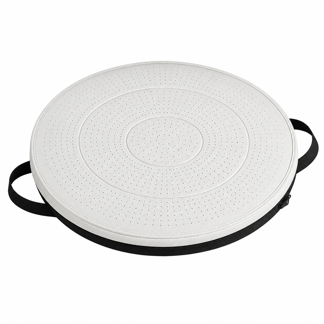Moonlight White 360 Rotating Car Seat Cushion 53cm - Swivel Mobility Aid