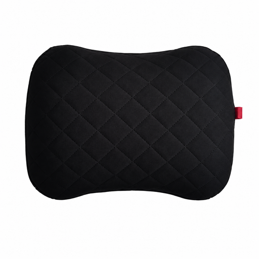 Inflatable Camping Pillow - Lightweight 46x32x12cm Travel Pillow 180g in black