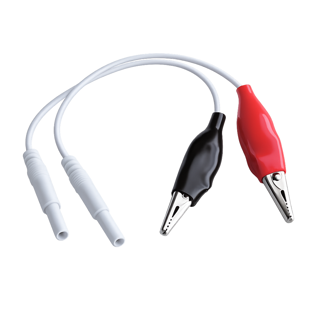 Alligator Clip Leads — Female Pin (Pair)