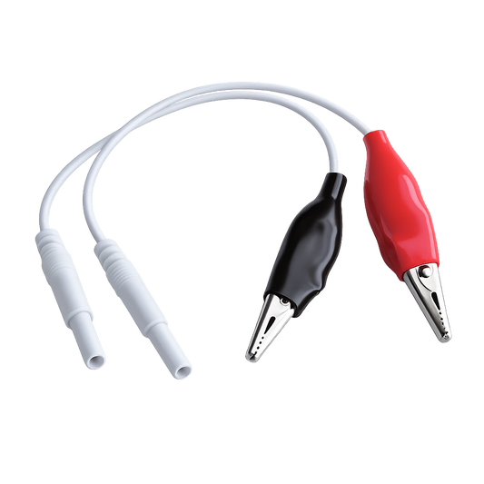 Alligator Clip Leads — Female Pin (Pair)