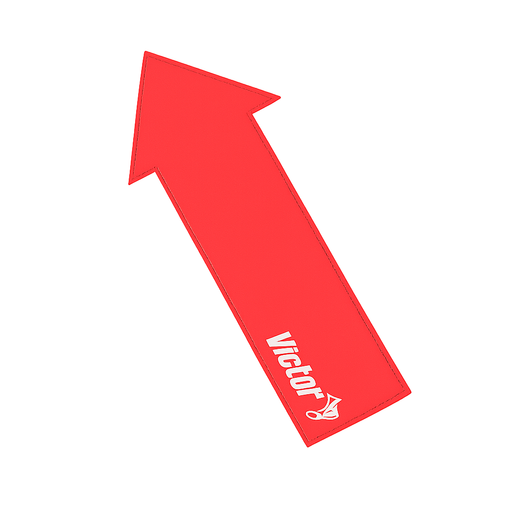 Floor Marker Arrow for Schools & Sports - Non-Slip Rubber