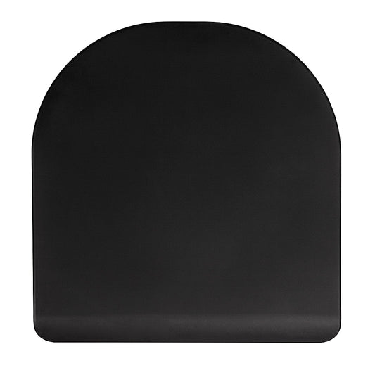 Commode Seat Cover - Premium Black Waterproof Cushion for Comfort and Hygiene
