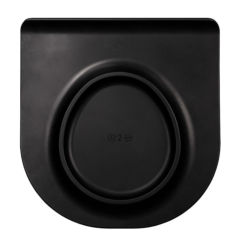 Commode Seat Cover - Premium Black Waterproof Cushion for Comfort and Hygiene
