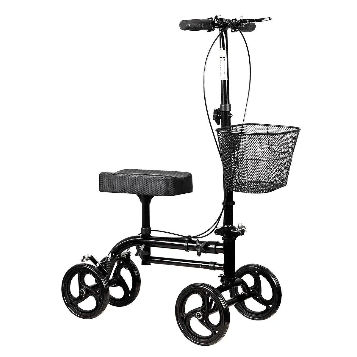 Knee Walker Scooter - Crutch Alternative with Adjustable Height for Adults & Seniors