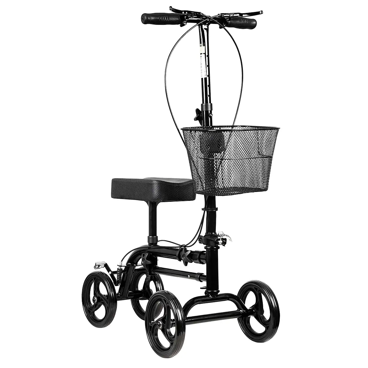 Knee Walker Scooter - Crutch Alternative with Adjustable Height for Adults & Seniors