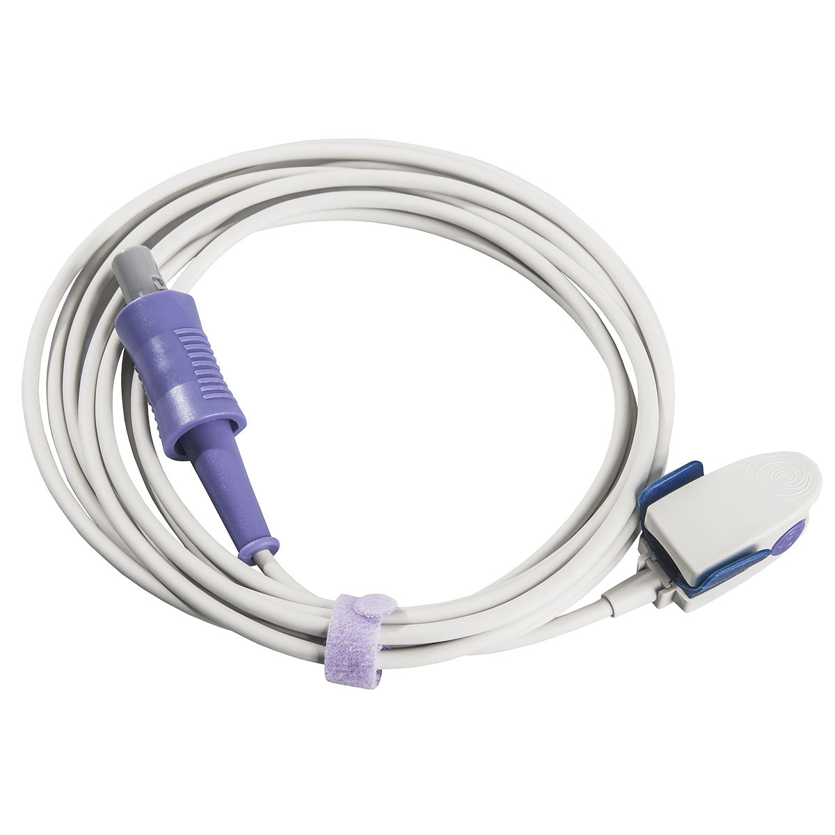 Reusable Finger-Clip SpO2 Sensor Probe - Compatible with Datascope Mindray & DJMED