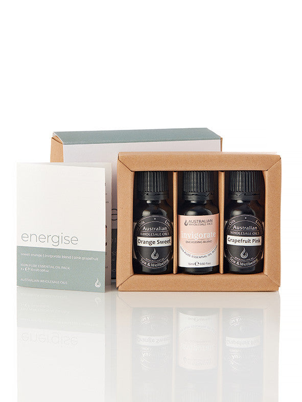 Essential Oil Pack for Energy