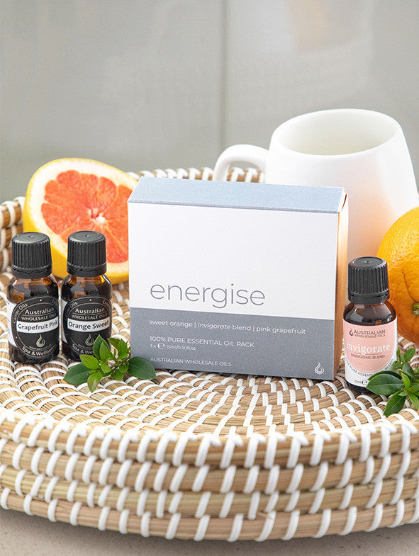 100% Pure Essential Oils for Energy