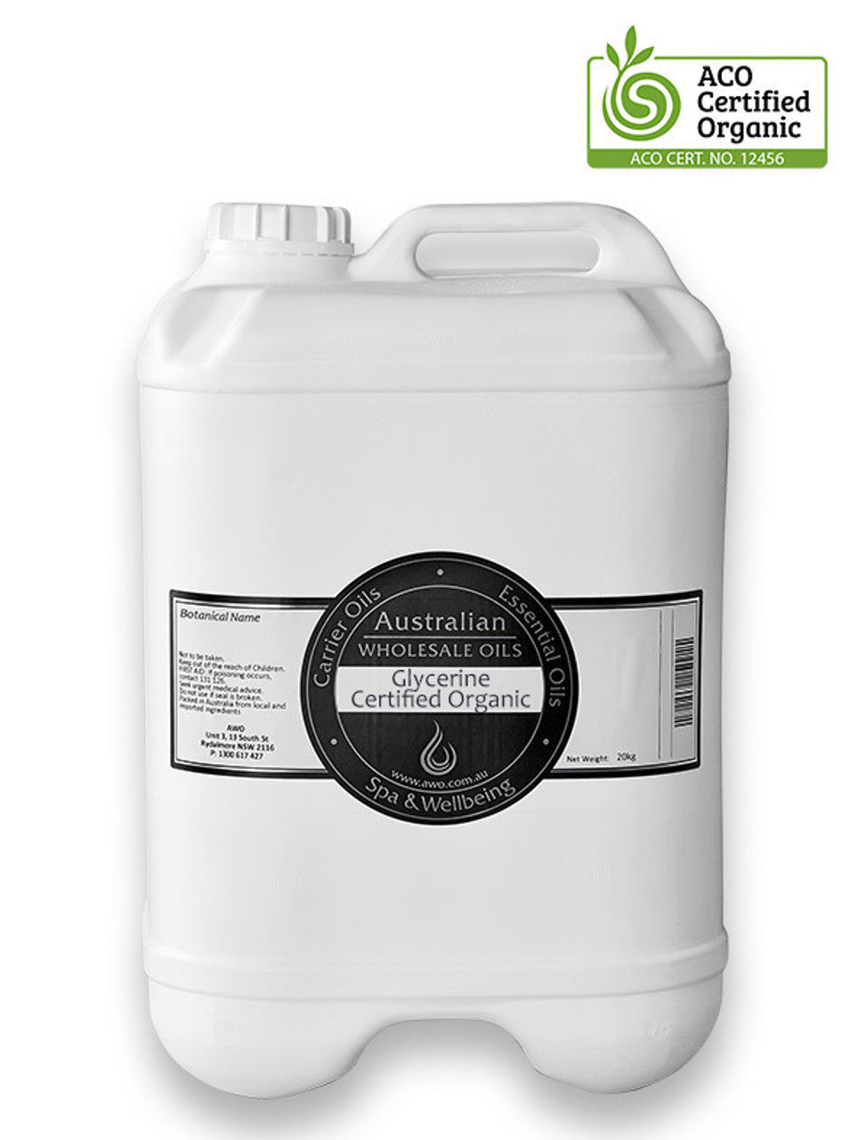 Glycerine Certified Organic