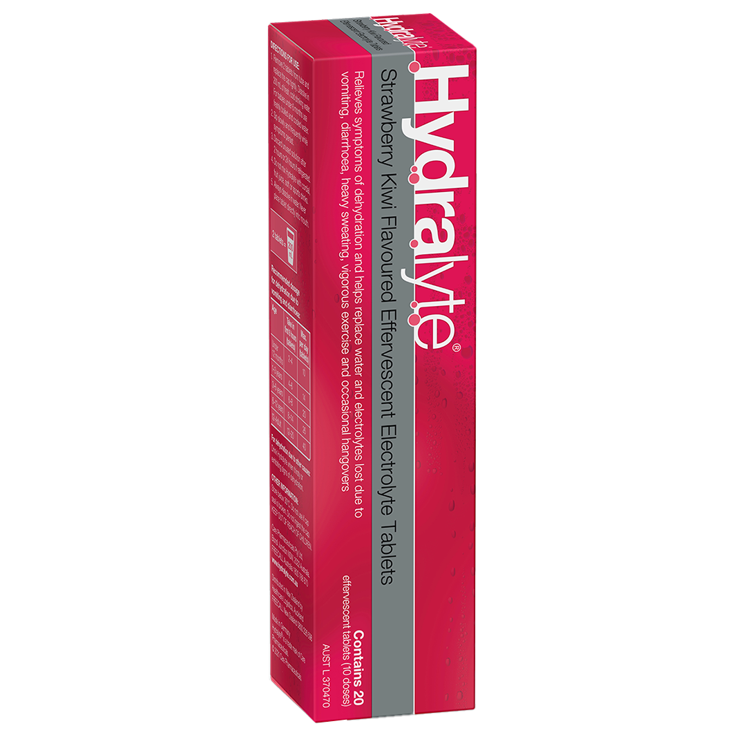 Hydralyte Effervescent Electrolyte Tablets - 20 Pack