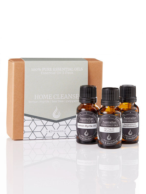 Australian Wholesale Oils Essential Oil Pack - Home Cleanse