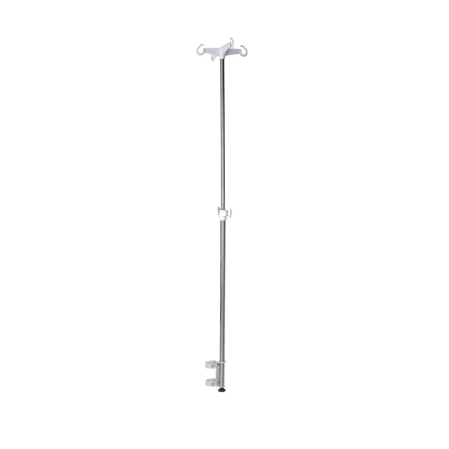 Quad Loop IV Pole for Medical Use - Supports up to Four IV Bags