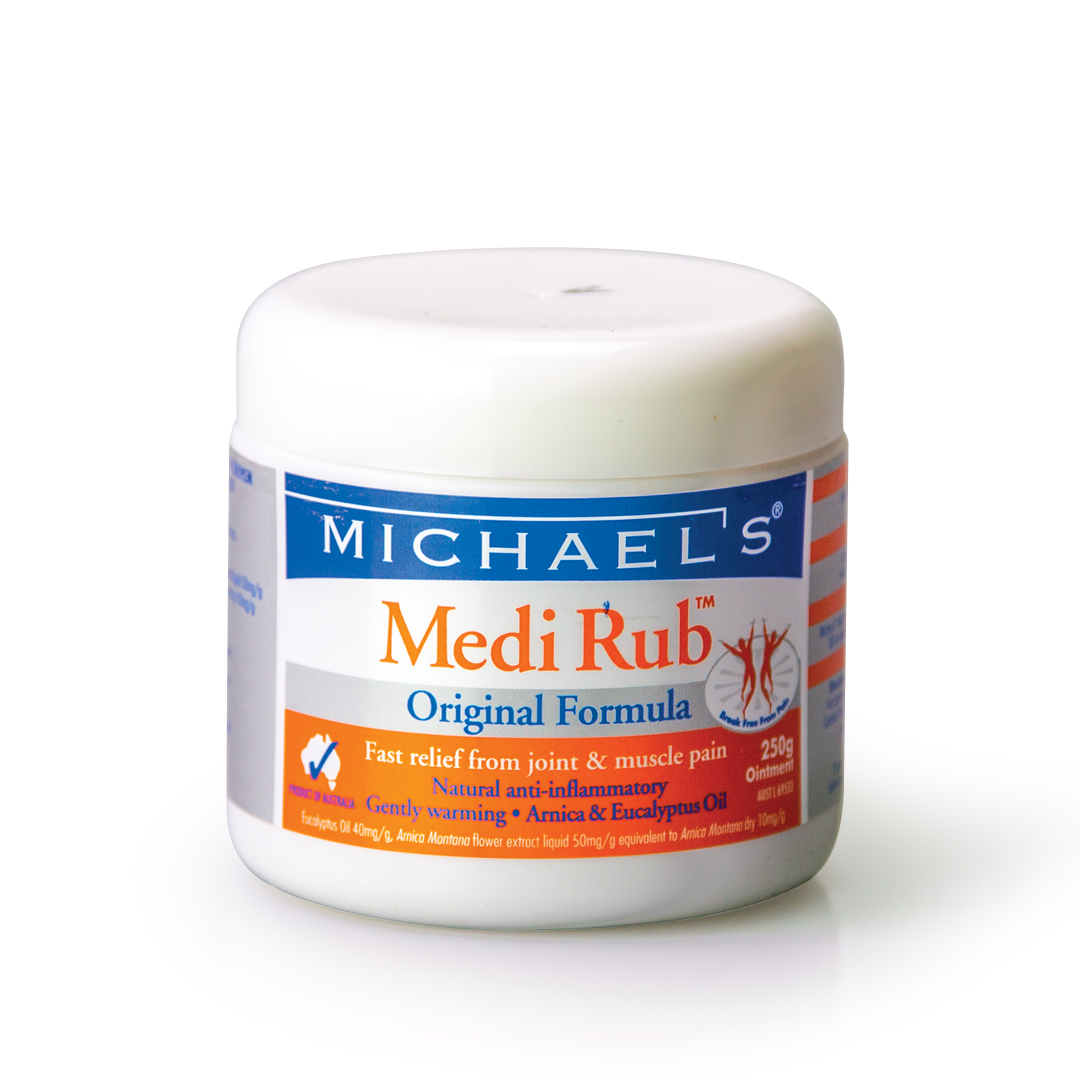 Michael's Medirub Natural Anti-Inflammatory Ointment 75g - Relief for Joint & Muscle Pain, Australian Made