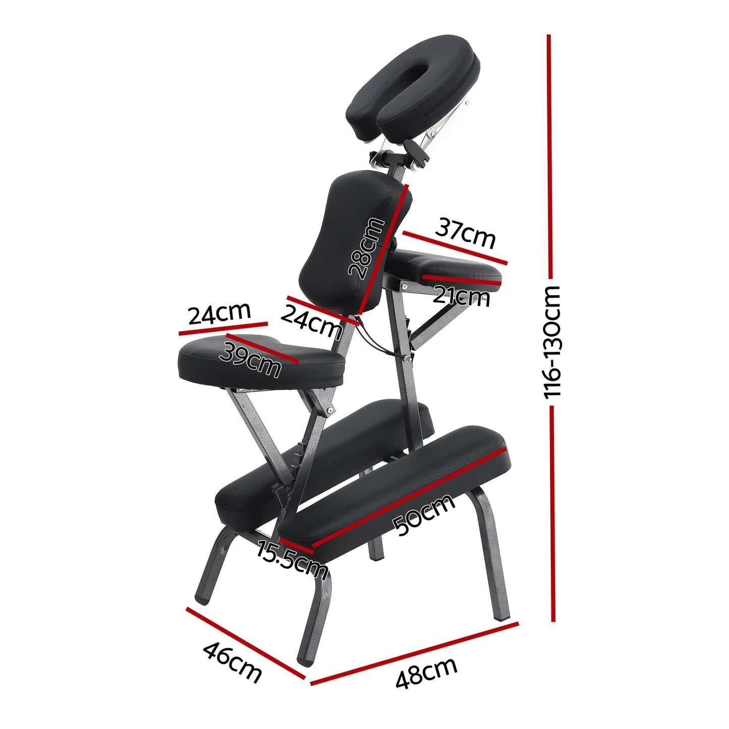 Portable Massage Chair Lightweight Folding Tattoo Lash Beauty Bed