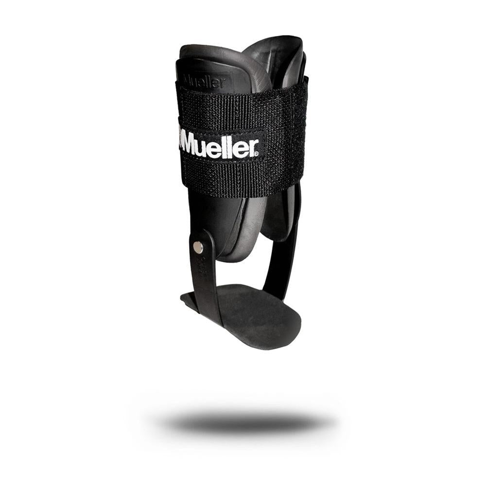 Mueller Lite Ankle Brace - Adjustable One Size Fits Most Black for Injury Prevention