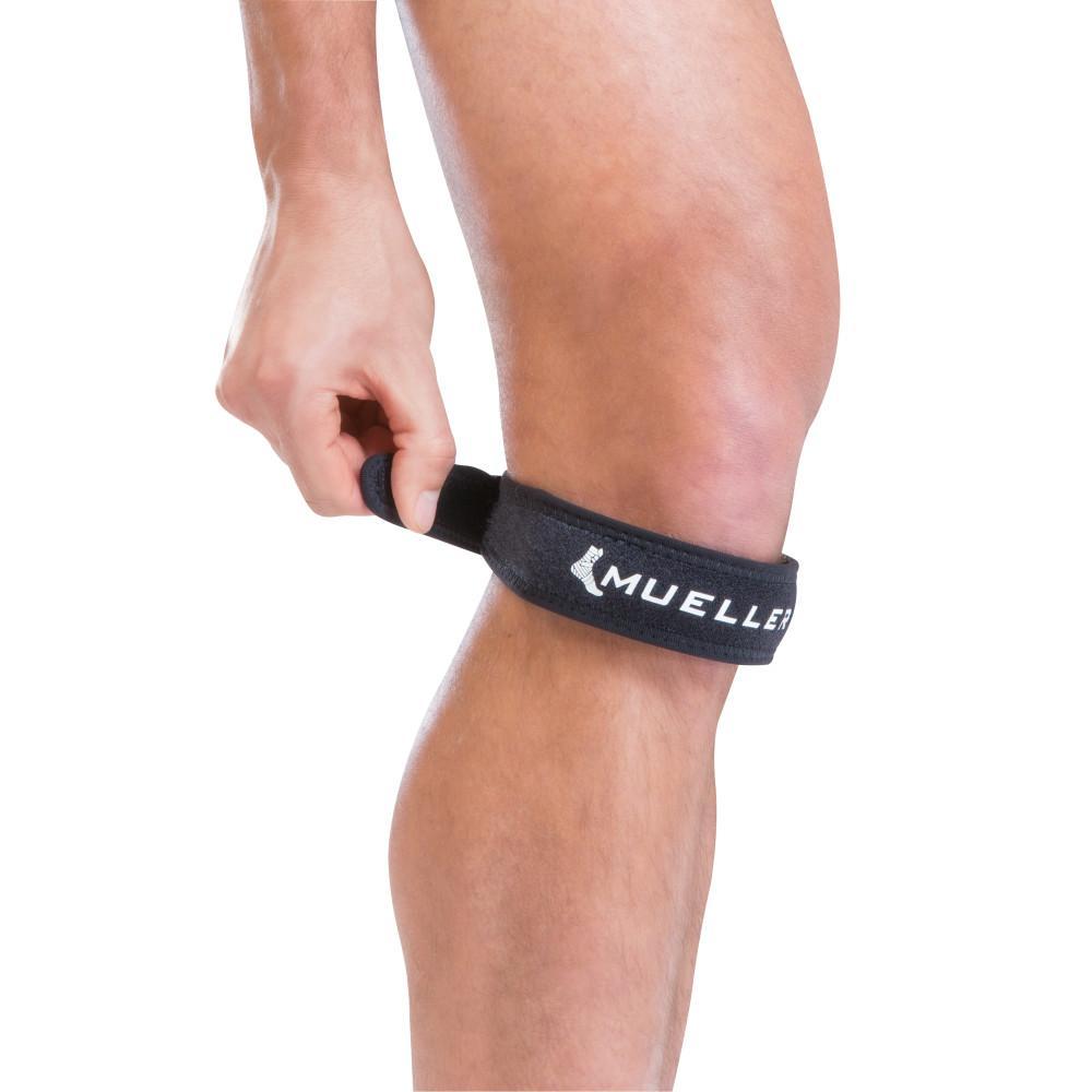 Mueller Jumper's Knee Strap - One Size Fits Most Black Knee Support for Sports