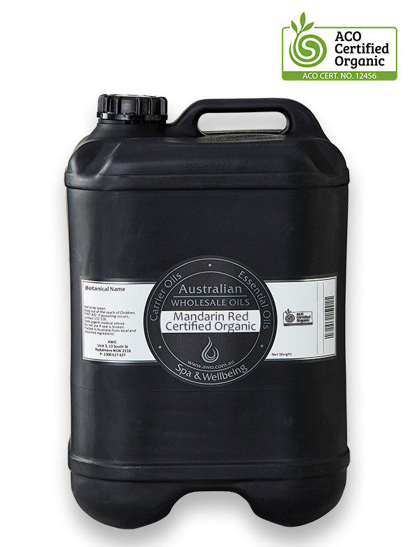 Bulk Mandarin Red Essential Oil CERTIFIED ORGANIC