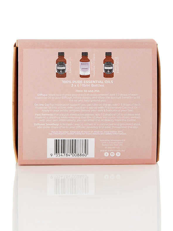 Meditate Trio Essential Oils