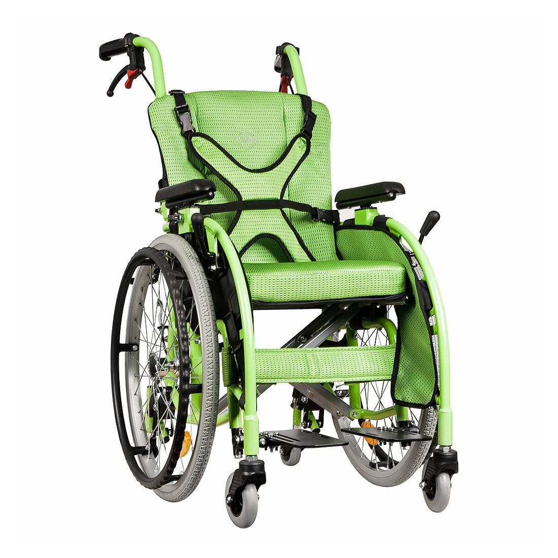 Kids Paediatric Wheelchair - Lightweight Aluminium, Foldable & Adjustable, TGA Certified
