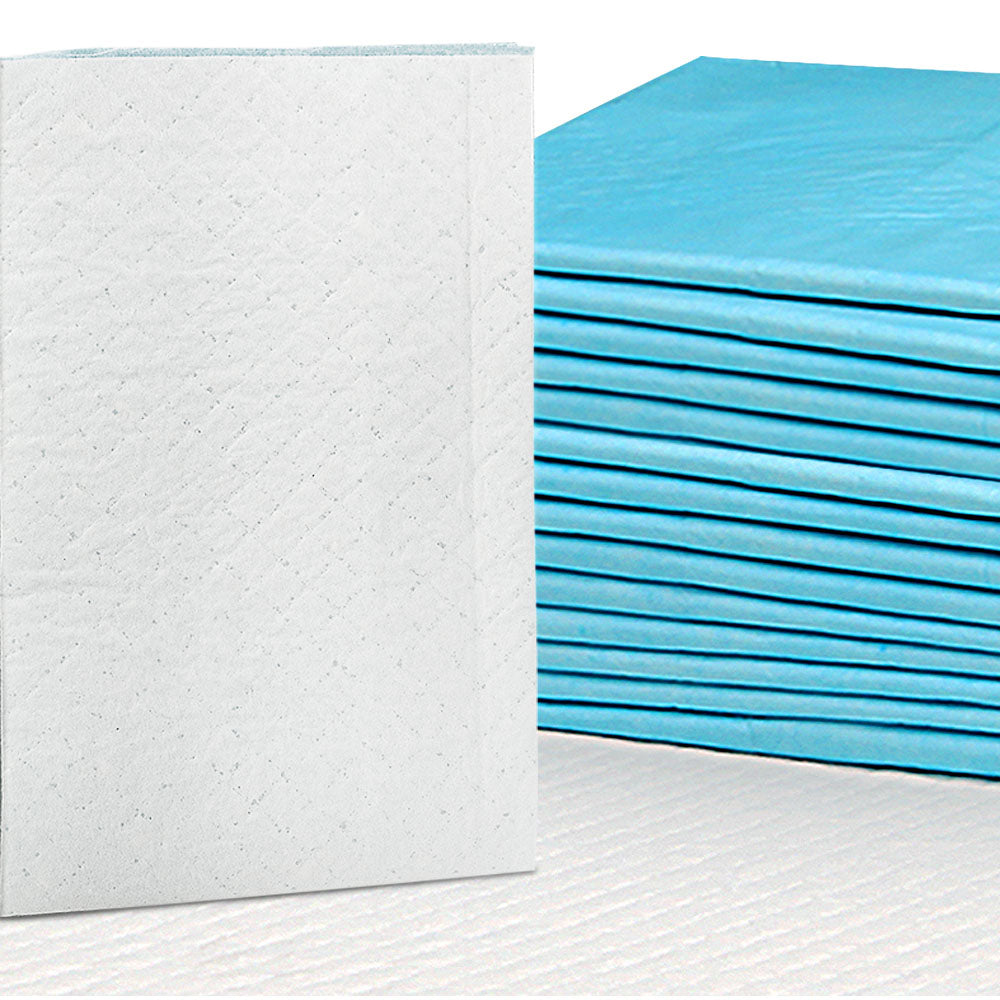 Incontinence Bed Pads (Blueys) Underpads 60x60cm – Super Absorbent Blue – 200 Pack