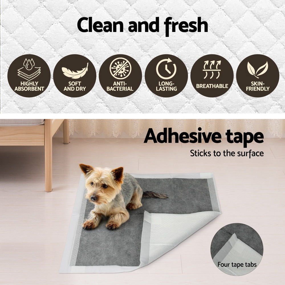 Incontinence Bed Pads (Blueys) Underpads 60x60cm – Super Absorbent Grey – 200 Pack