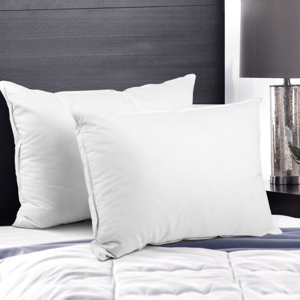 Goose Feather Down Pillow Twin Pack