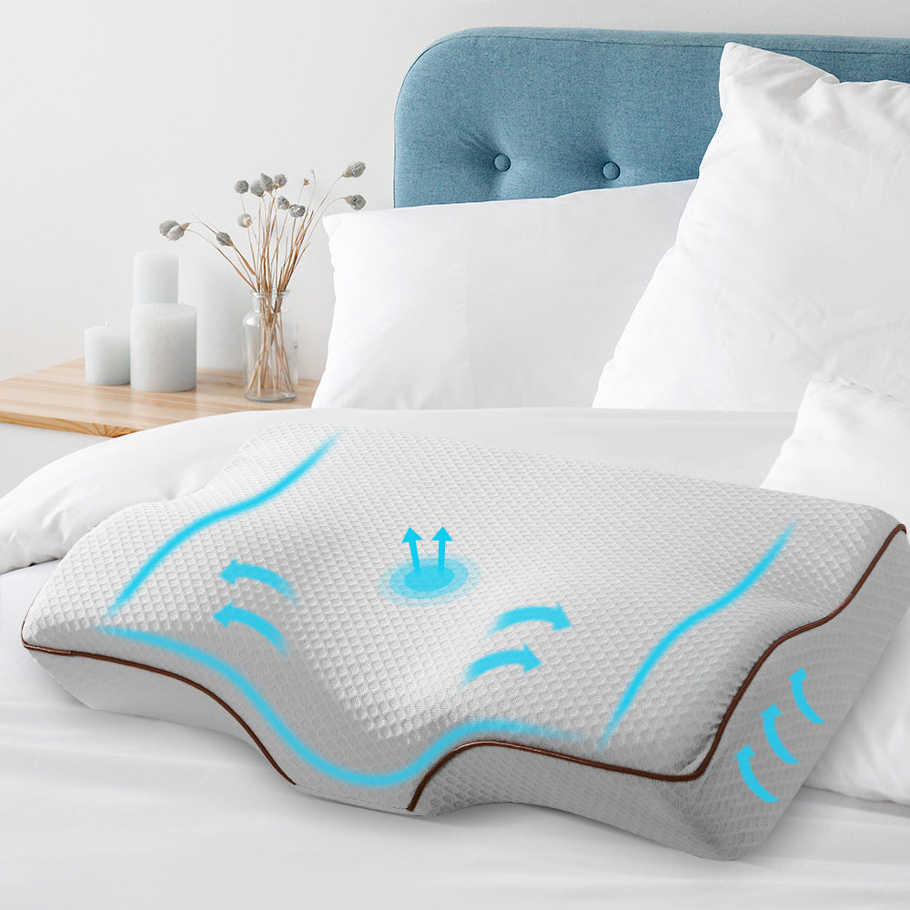 Memory Foam Contour Pillow Grey