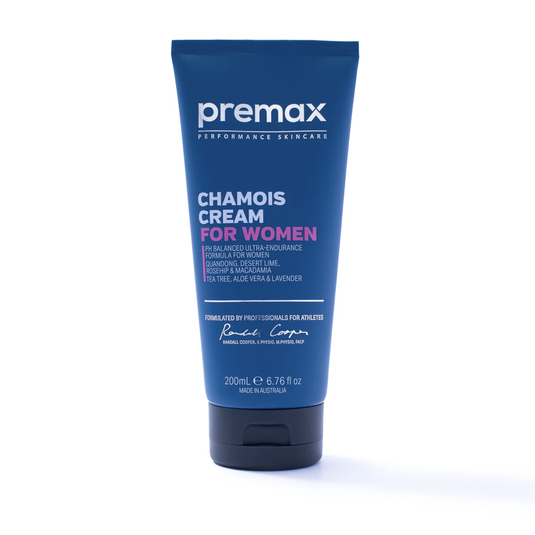 Premax Women's Chamois Cream 200ml - Premium Anti-Chafe, Ultra-Endurance Formula for Cyclists