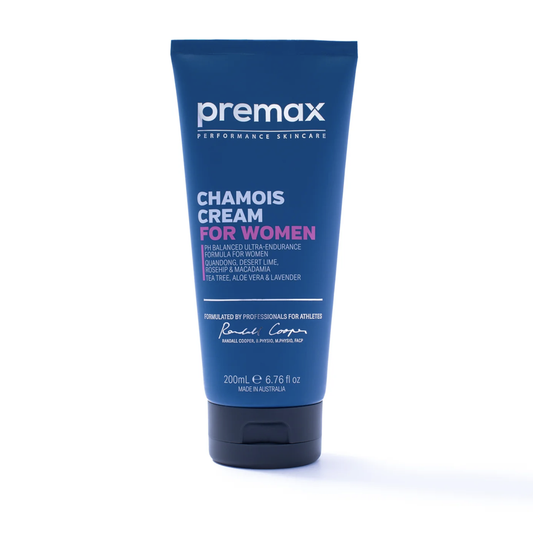 Premax Women's Chamois Cream 200ml - Premium Anti-Chafe, Ultra-Endurance Formula for Cyclists