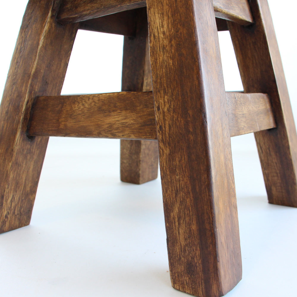 Premium Kids Wooden Lion Stool – Handmade Solid Wood Toilet Training and Step Stool