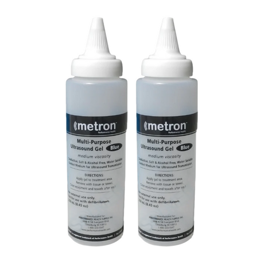2 x Ultrasound Gel 250mL Conductive Gel Lubricating Tens Machine ECG EEG Transmission Metron