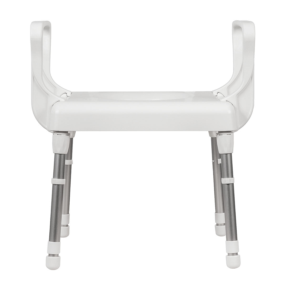 Over Toilet Seat Frame - Adjustable, Lightweight & Sturdy Support for Elderly & Disabled