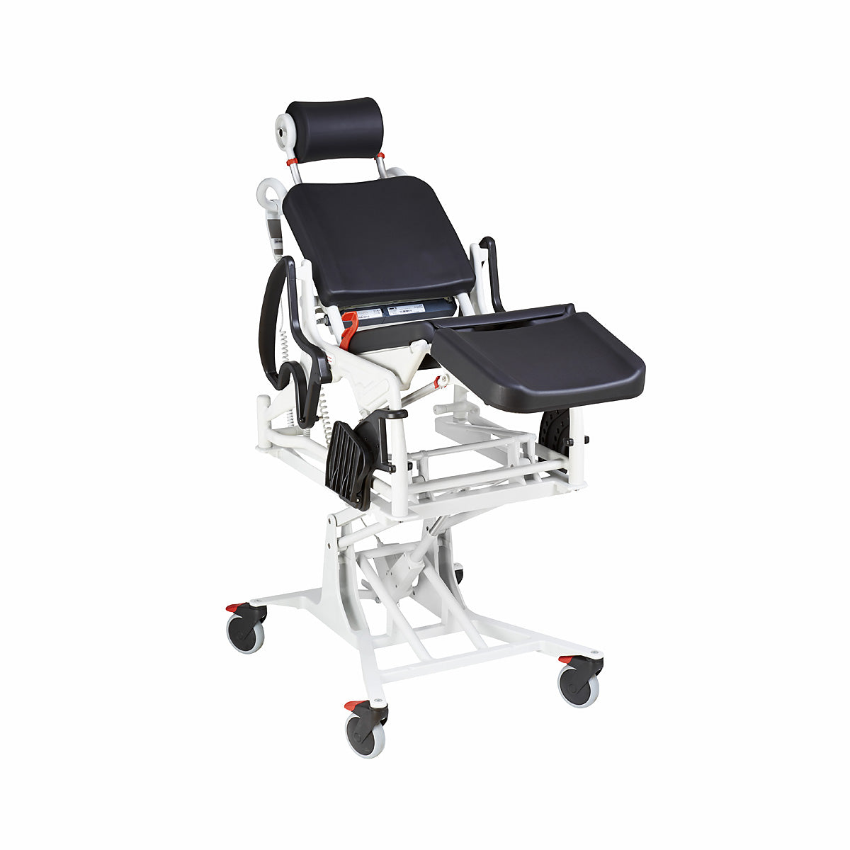 Multi Tilt-in-Place Shower Commode Chair - Electric Lift Mobility Aid