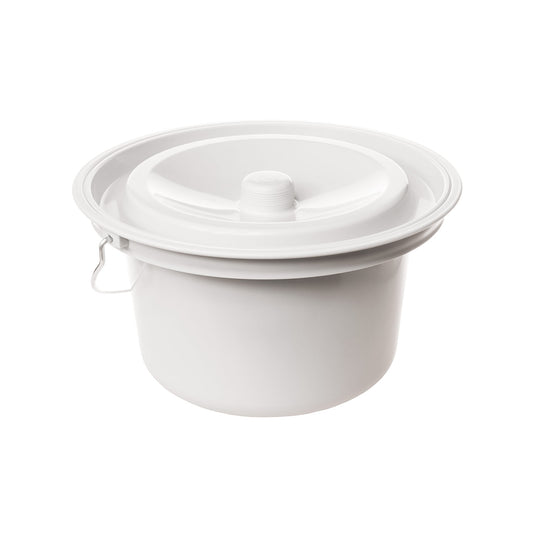 Shower Commode Chair Pail - Durable Bucket with 18cm Height & 32cm Diameter