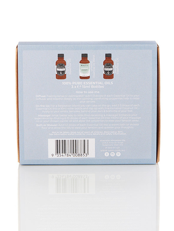 Trio Essential Oil Pack for Relaxation
